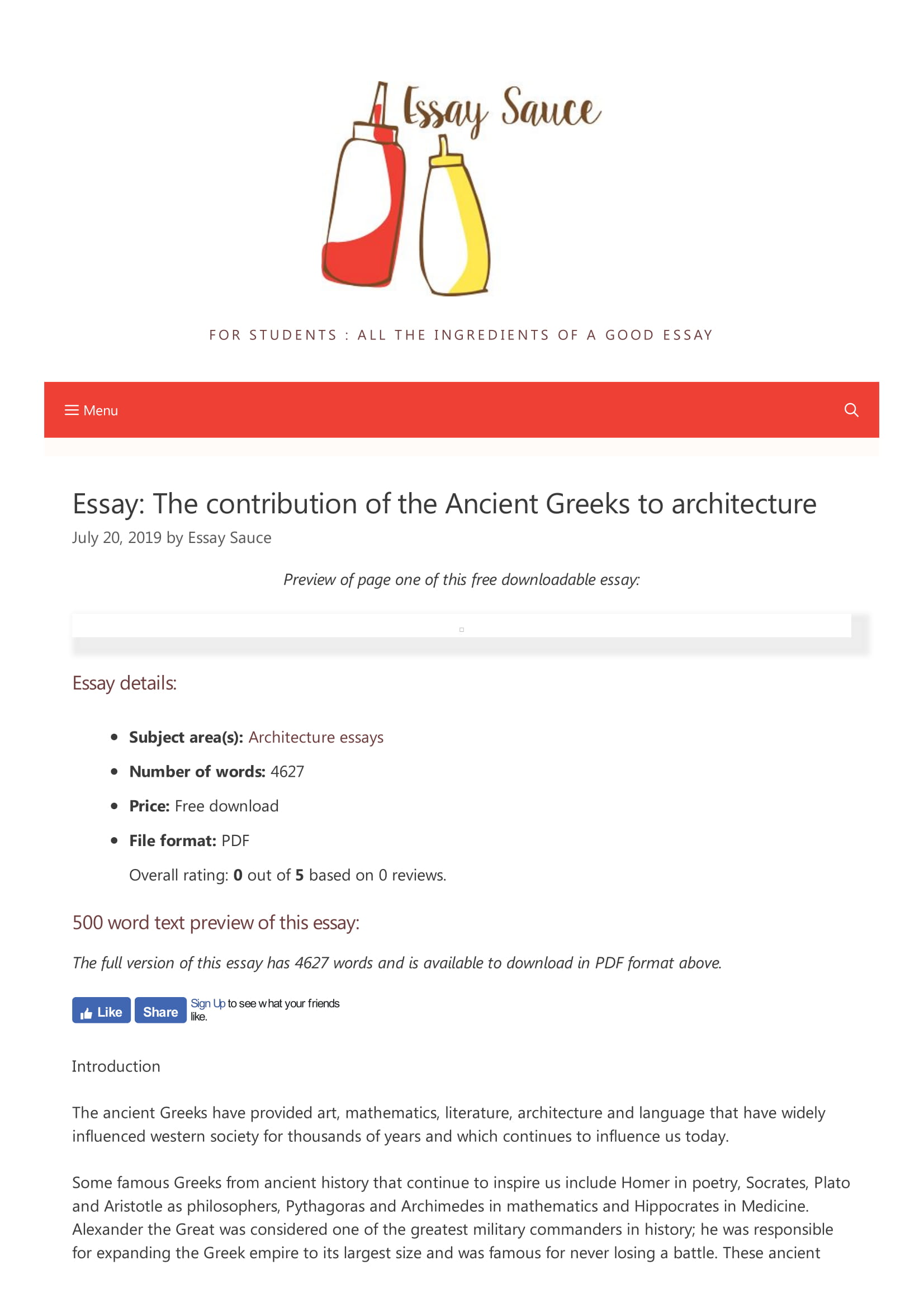 Реферат: Greek And Roman Contributions Essay Research Paper
