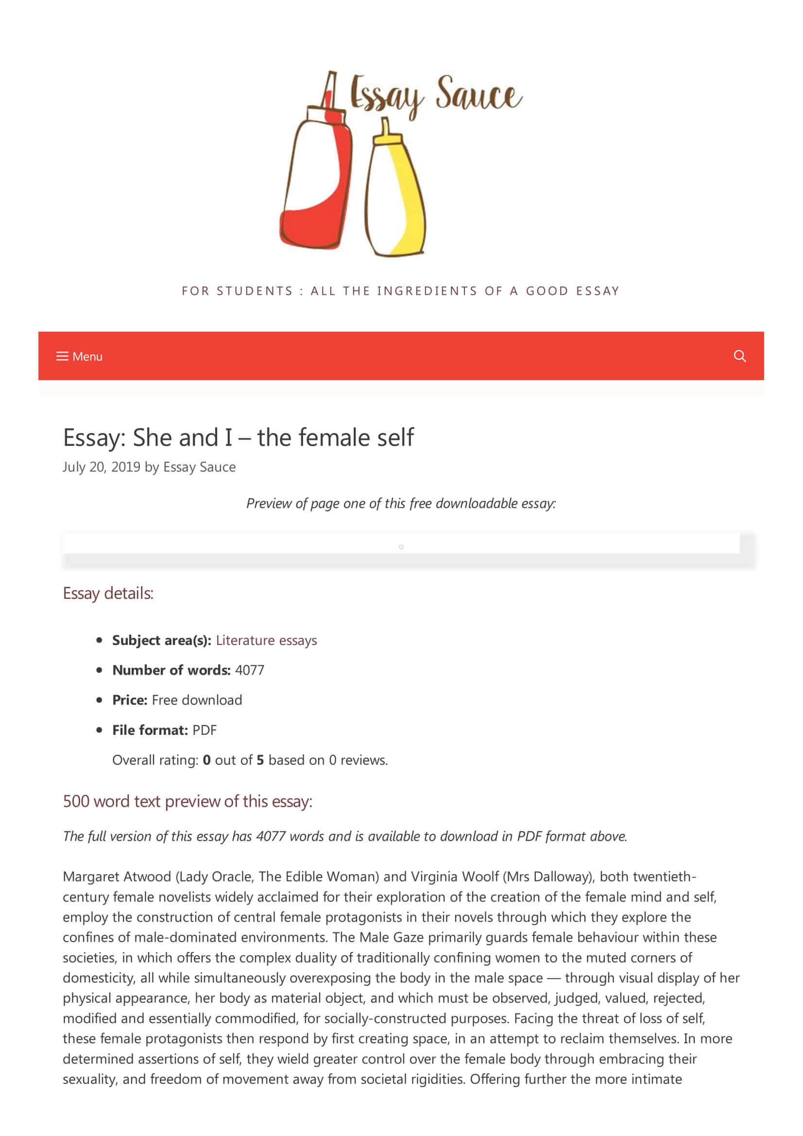 Lady oracle essay 04 image